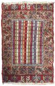 EARLY 20TH CENTURY TURKISH ANATOLIAN YASTIK WOOLLEN HAND WOVEN CARPET RUG