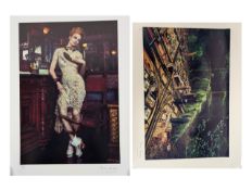 MISS ANIELA (NATALIE DYBISZ, BRITISH B. 1986) - TWO LIMITED EDITION INKJET PIGMENT PRINTS