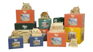LILLIPUT LANE - COLLECTION OF 20TH CENTURY PAINT YOUR OWN RESIN COTTAGE FIGURES