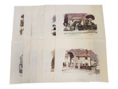 AFTER GRAHAM CLARKE (B. 1941) - 1984 DIAMOND JUBILEE CALENDAR PRINTS