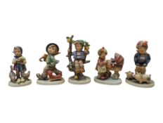 COLLECTION OF 20TH CENTURY W GERMAN GOEBEL HUMMEL FIGURES