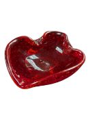 MANNER OF CARLO SCARPA - MID CENTURY STUDIO GLASS DISH