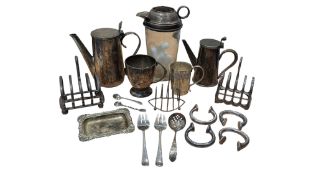 COLLECTION OF 19TH & 20TH CENTURY SILVER PLATED PIECES