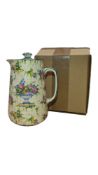 1930S ROYAL WINTON GRIMWADES CERAMIC PELHAM CHINTZ PATTERNED COFFEE JUG