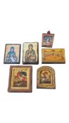 COLLECTION OF VINTAGE EASTERN ORTHODOX ICONS