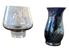 CAITHNESS, SCOTLAND - VINTAGE ETCHED BOWL & VASE