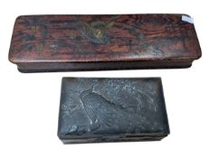 TWO EARLY 20TH CENTURY JAPANESE BOXES