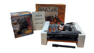 1970S BINATONE TV MASTER MK 6 TELEVISION GAME WITH STAR WARS DARTH VADER ALARM CLOCK