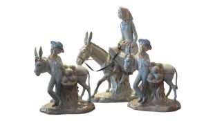 COLLECTION OF VINTAGE 20TH CENTURY SPANISH PORCELAIN TABLEWARE FIGURINES