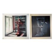 MISS ANIELA (NATALIE DYBISZ, BRITISH B. 1986) - TWO LIMITED EDITION INKJET PIGMENT PRINTS