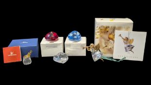 SWAROVSKI - COLLECTION OF LATE 20TH CENTURY CRYSTAL GLASS FIGURES