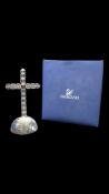 SWAROVSKI - 21ST CENTURY CRYSTAL GLASS CROSS OF LIGHT FIGURE