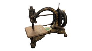 SMITH & STARLEY - LATE 19TH CENTURY VICTORIAN CAST IRON SEWING MACHINE