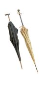 TWO 19TH CENTURY VICTORIAN UMBRELLAS