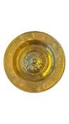 17TH CENTURY NUREMBERG BRASS ALMS DISH