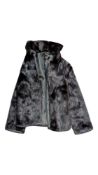 SAGA MINK REAL FUR JACKET COAT SIZE 10