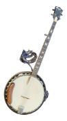 LATE 20TH CENTURY VINTAGE HONDO II BANJO MUSICAL INSTRUMENT