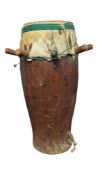 LATE 19TH / EARLY 20TH CENTURY AFRICAN TRIBAL HAND DRUM