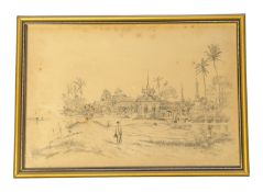 20TH CENTURY CHINESE HAND DRAWN PICTURE