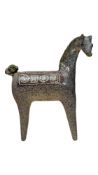MID 20TH CENTURY ALFARAZ SPANISH STUDIO POTTERY HORSE FIGURE