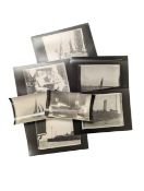 COLLECTION OF 15 PHOTOGRAPHIC PLATES OF THAMES BARGES