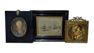 COLLECTION 19TH CENTURY & LATER MINIATURE PICTURES