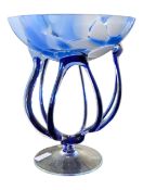 JOZEFINA KROSNO, POLAND - VINTAGE STUDIO GLASS BONBON DISH