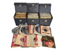 COLLECTION OF VINTAGE LATE 20TH CENTURY SINGLE 45'S VINYL RECORDS