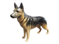 BESWICK - LATE 20TH CENTURY PORCELAIN GERMAN SHEPHERD FIGURE