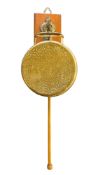 EARLY 20TH CENTURY WALL MOUNTED BRASS DINNER GONG