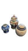 THREE 18TH & 19TH CENTURY CHINESE GINGER JARS