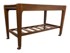 BRITISH MODERN DESIGN - VINTAGE 20TH CENTURY TEAK LOW COFFEE TABLE