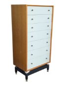 E GOMME FOR G PLAN - VINTAGE MID 20TH CENTURY SEVEN DRAWER CHEST OF DRAWERS