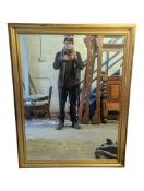 LARGE REPRODUCTION OVERMANTEL MIRROR