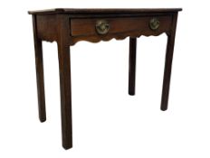 GEORGE III MAHOANY WRITING HALL TABLE
