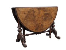 VICTORIAN 19TH CENTURY WALNUT SUTHERLAND TABLE