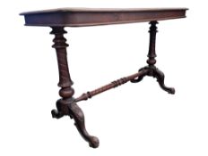 19TH CENTURY VICTORIAN MAHOGANY WRITING TABLE
