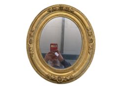 20TH CENTURY GILT COMPOSITE REPRODUCTION WALL MIRROR