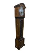 19TH CENTURY MAHOGANY TEMPUS FUGIT LONGCASE CLOCK
