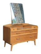 ERNEST GOMME FOR G PLAN - BRANDON RANGE - MID CENTURY OAK DRESSING TABLE