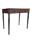 VICTORIAN 19TH CENTURY MAHOGANY WRITING TABLE DESK