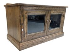 ERCOL FURNITURE - CONTEMPORARY BEECH & ELM TV MEDIA CABINET