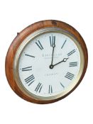 LASCELLES - CLOCKMAKER LONDON - CONTEMPORARY PINE STATION CLOCK