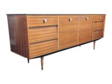 AVALON FURNITURE - MID CENTURY TEAK WOOD SIDEBOARD