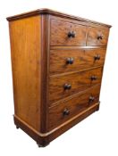 GEORGE III 19TH CENTURY CHEST OF DRAWERS