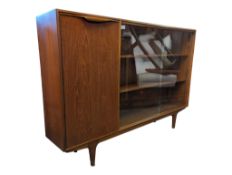 MCINTOSH OF KIRKCALDY - VINTAGE MID CENTURY TEAK BOOKCASE CABINET