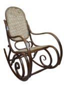 THONET MANNER - VINTAGE BENTWOOD ROCKING CHAIR
