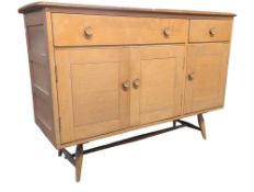 LUCIAN ERCOLANI FOR ERCOL - MODEL 467 20TH CENTURY BEECH & ELM SIDEBOARD
