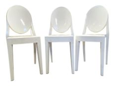PHILIPPE STARCK MANNER KARTELL - SET OF FOUR VICTORA DINING CHAIRS
