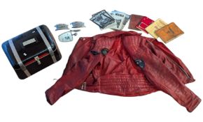 AUTOMOBILIA - SELECTION OF MOTORCYCLE-RELATED ITEMS